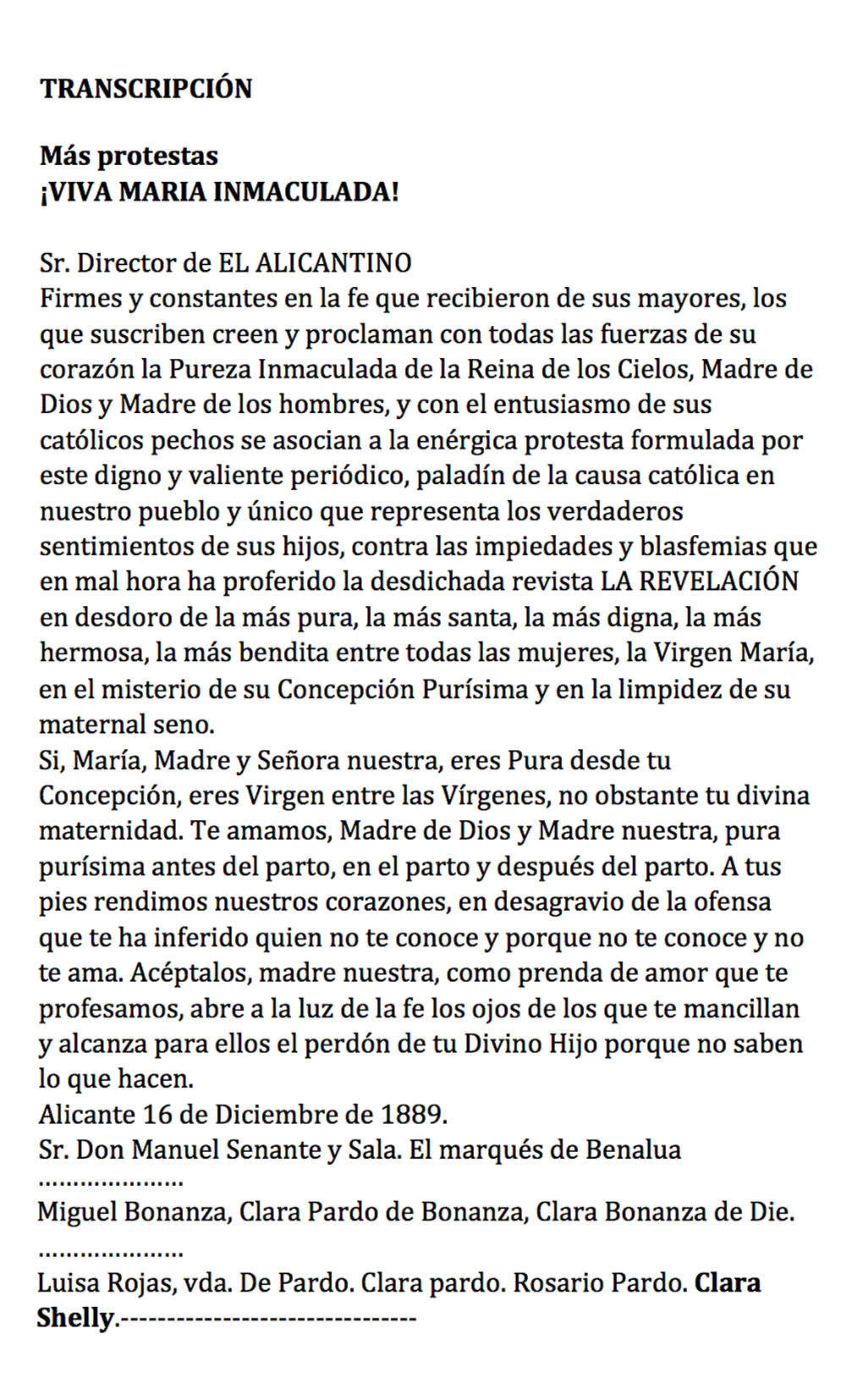 Transcripción.