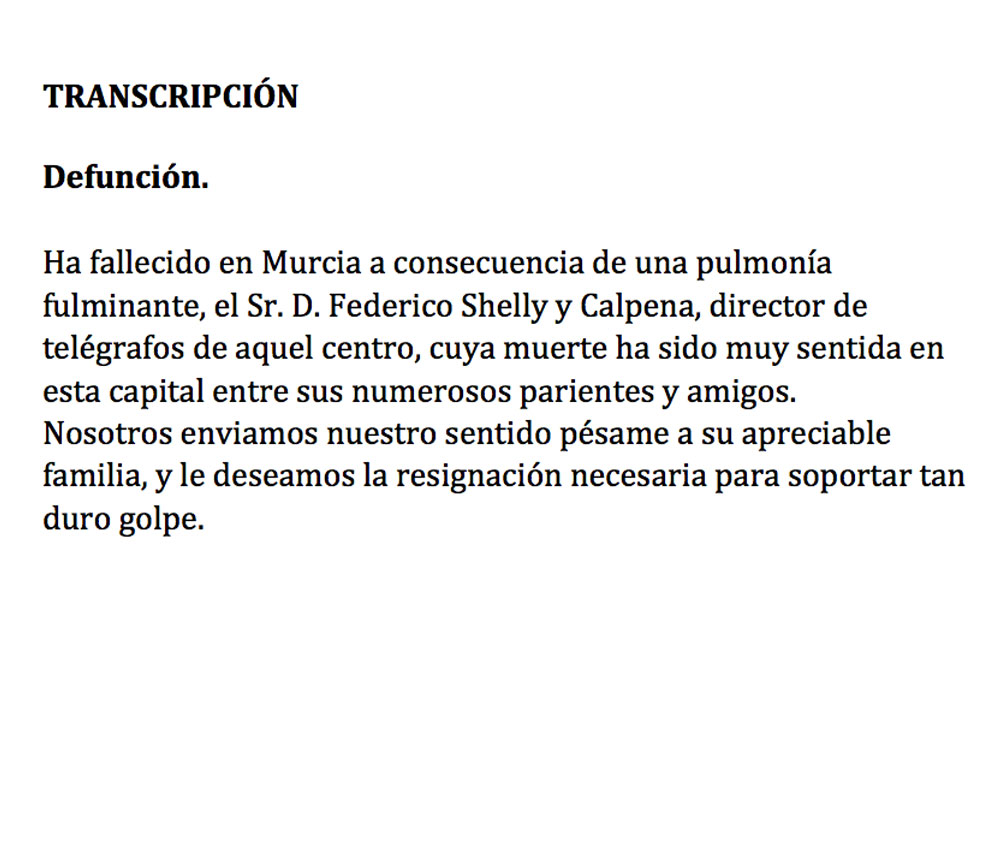 Transcripción.