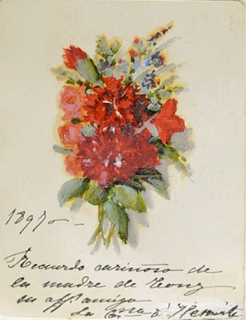 Recuerdo de una amiga, 1897.