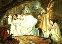 Caricaturas de Isabel II, conocida por su vida promiscua.