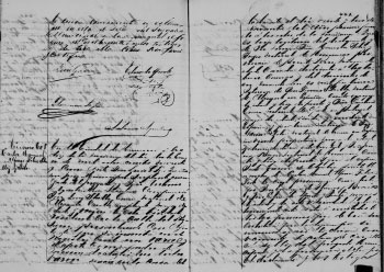 Partida de Bautismo de Carlos Shelly Soler, segundo hijo de Luís Shelly Correa y Manuela Soler Borges.
