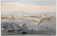 Cadiz. Litografía de Alfred Guesdon (1853)